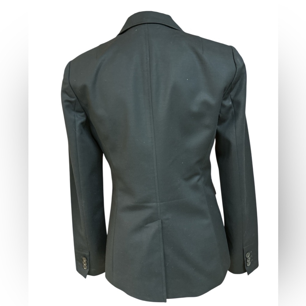 Banana Republic Black Stretch Sleek Cotton/Lyocell Lightweight Jacket Blazer S4 - Picture 3 of 10